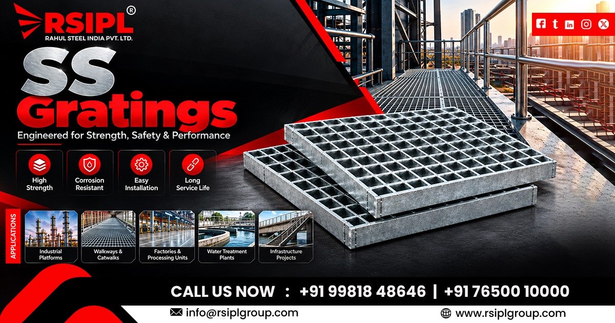 Stainless Steel Gratings Supplier In Madhya Pradesh