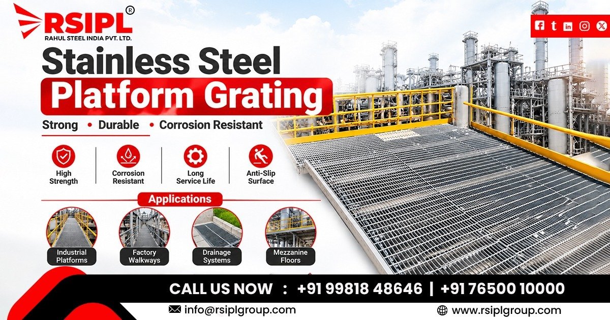 Stainless Steel Platform Grating Supplier In Uttar Pradesh
