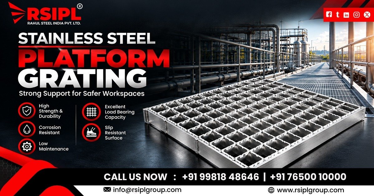 Stainless Steel Platform Grating Supplier In Himachal Pradesh